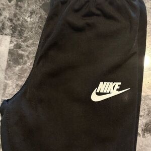 Nike Toddler Tracksuit Set Black & White Zip Jacket + Jogger Pants